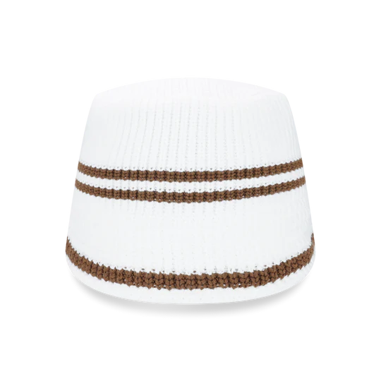 Ivory Knit Bucket