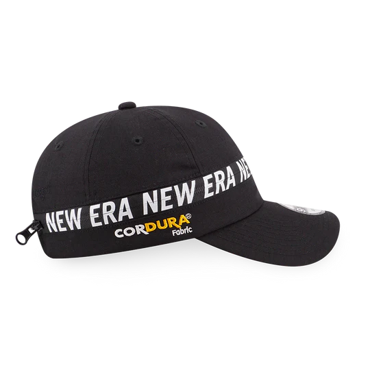 9FORTY Zip Off Cordura Unstructured Black Strapback